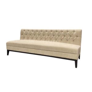 SS-630 | TUFTED BACK SOFA BEIGE FABRIC
