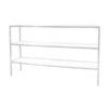 BAR-077 | SHORT BARBACK WHITE FRAME WITH WHITE PLEXI