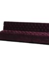 SS-406 | VELVET TUFTED SOFA AUBERGINE