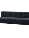 SS-520 | VELVET TUFTED BACK SOFA BLACK