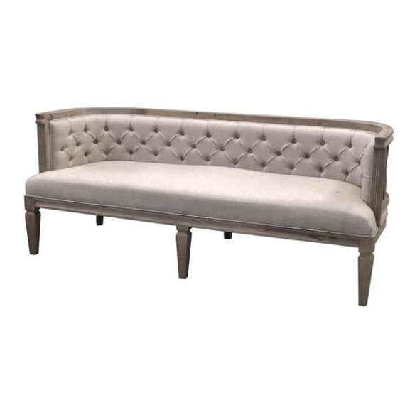 SS-501 | MD BELGIUM SOFA BEIGE LINEN 6FT
