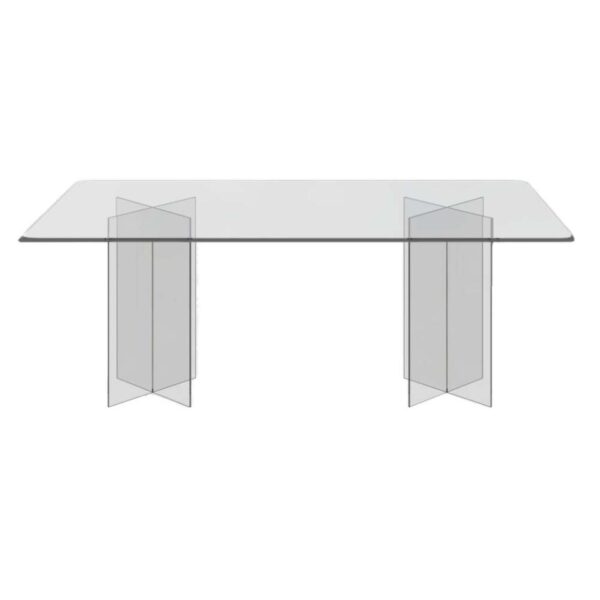 CASUAL-066 | 8FT CLEAR ACRYLIC DINING TABLE