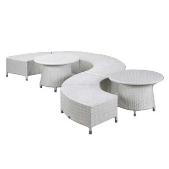 MISC-EU-004 | EURO LOUNGE WHITE SERPENTINE SEVENTH