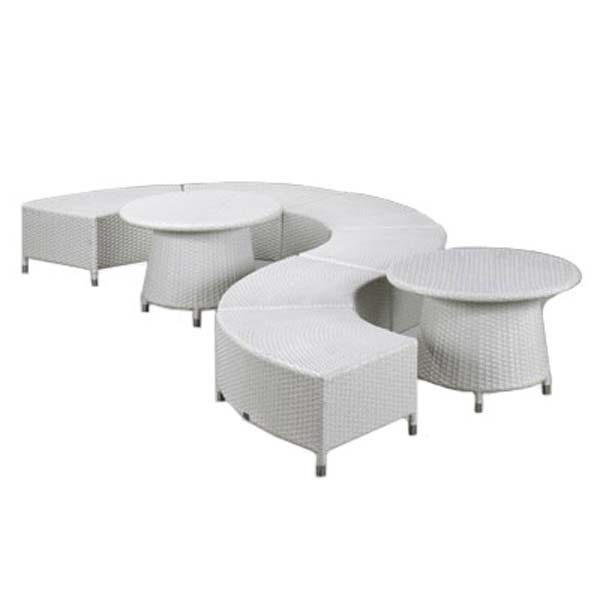 MISC-EU-004 | EURO LOUNGE WHITE SERPENTINE SEVENTH