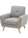 SS-561 | SIMONE GREY FABRIC SINGLE CHAIR