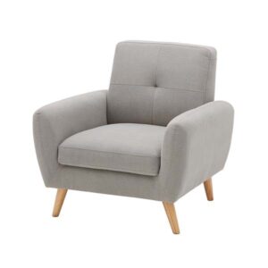 SS-561 | SIMONE GREY FABRIC SINGLE CHAIR