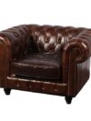 SS-371 | DISTRESSED SINGLE CHAIR BROWN