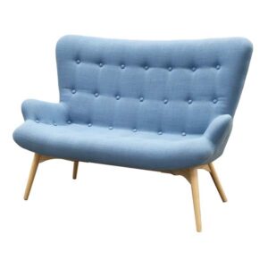 SS-464 | NORA FABRIC LOVESEAT BLUE