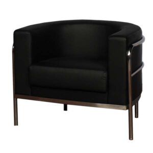 SS-346 | SCULPTED SINGLE CHAIR BLACK