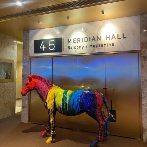 MISC-ZOO-039 | LARGE PAINT SPLATTER HORSE