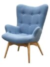SS-460 | NORA FABRIC CHAIR BLUE