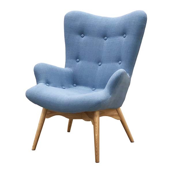 SS-460 | NORA FABRIC CHAIR BLUE