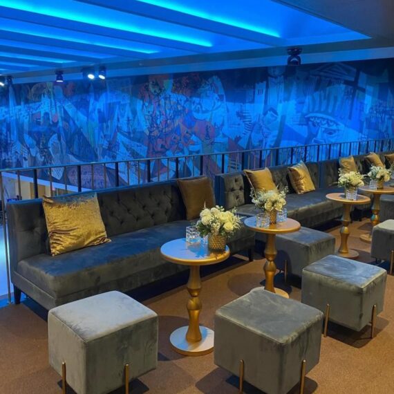 ET-CASUAL-018 | KING TUT ROUND END TABLE GOLD