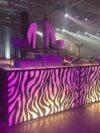 BAR-017 | 6FT BAR BLACK FRAME WITH PLEXI