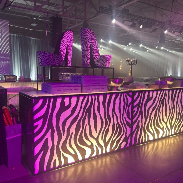 SS-396 | STRIPED SHOE CHAIR BLACK