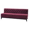 SS-521 | VELVET TUFTED BACK SOFA CRIMSON
