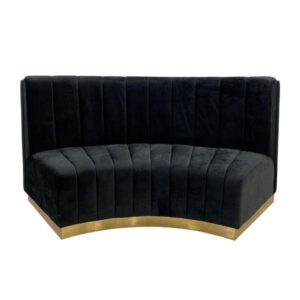 SS-484 | ELOISE VELVET BANQUETTE BLACK