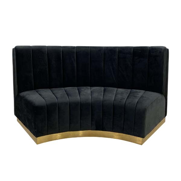 SS-484 | ELOISE VELVET BANQUETTE BLACK