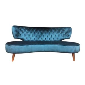 SS-416 | QUEEN WEST VELVET SOFA TEAL