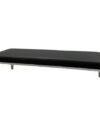 SS-533 | CHELSEA BENCH BLACK WITH CHROME LEGS
