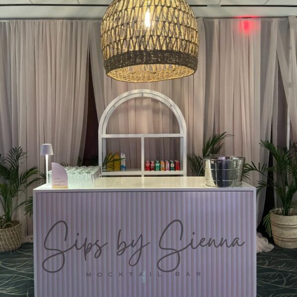 BAR-088 | SYDNEY ARCHED BAR SHELF WHITE WOOD