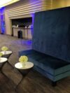 SS-445 | HIGHBACK VELVET BANQUETTE POWDER BLUE