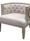 SS-502 | MD BELGIUM SINGLE CHAIR BEIGE LINEN