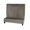 SS-444 | HIGHBACK VELVET BANQUETTE SILVER