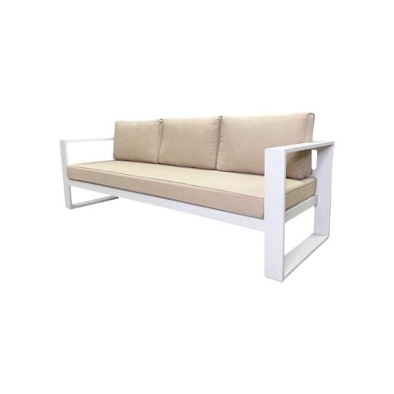 MISC-EU-050 | WHITE FRAME CONTEMPORARY SOFA