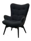 SS-461 | NORA FABRIC CHAIR BLACK