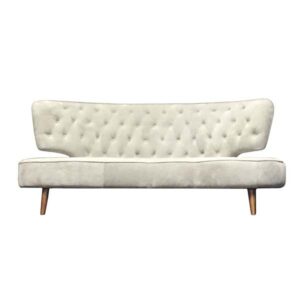 SS-417 | QUEEN WEST VELVET SOFA GREY