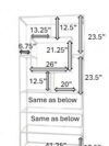 BAR-057 | GEO SQUARE WINE SHELF WHITE FRAME WHITE PLEXI