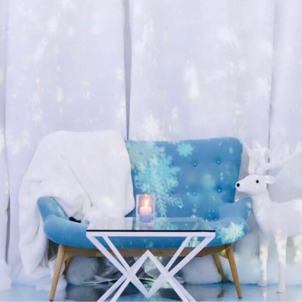 ET-051 | GEO DIAMOND END TABLE WHITE FRAME WITH CLEAR PLEXI TOP