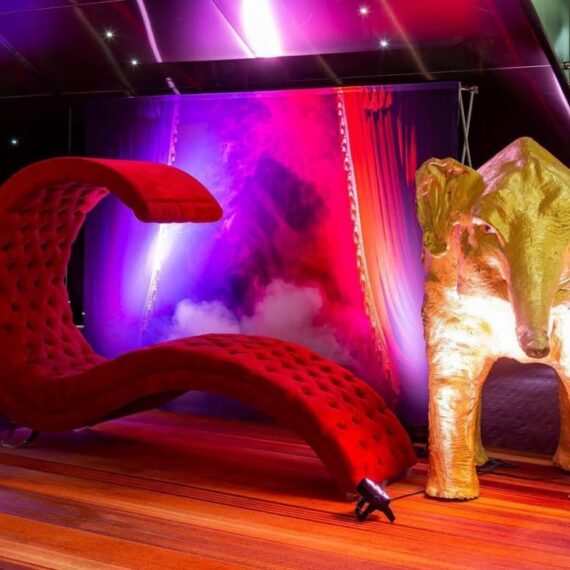 MISC-ZOO-070 | LARGE GOLDEN ELEPHANT