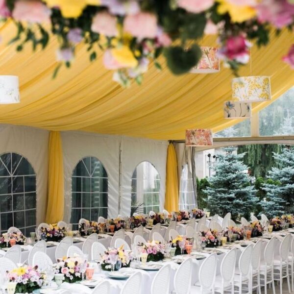 CH-081 | WIMBLEDON DINING CHAIR WHITE WITH WHITE SEAT