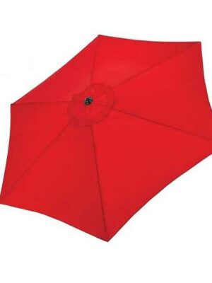 MISC-UMB-002 | RED MARKET UMBRELLA WITH BASE