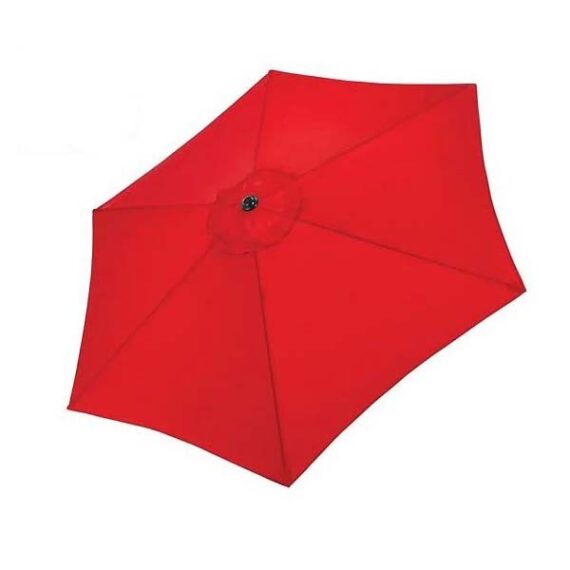 MISC-UMB-002 | RED MARKET UMBRELLA WITH BASE