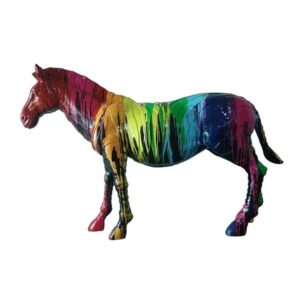 MISC-ZOO-039 | LARGE PAINT SPLATTER HORSE