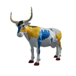 MISC-ZOO-037 | BLUE & YELLOW BULL