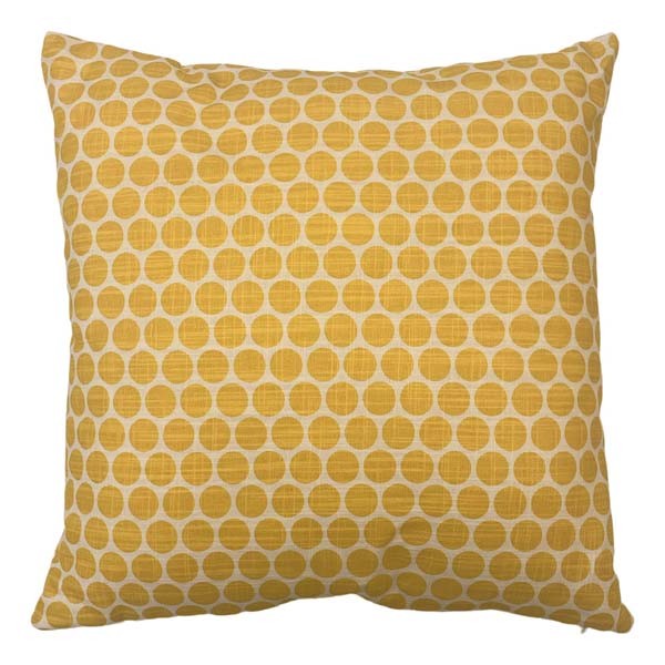 MISC-PILL-096 | YELLOW POLKA DOT PILLOW