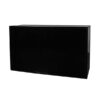 BAR-017 | 6FT BAR BLACK FRAME WITH PLEXI