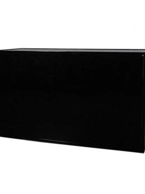 BAR-017 | 6FT BAR BLACK FRAME WITH PLEXI