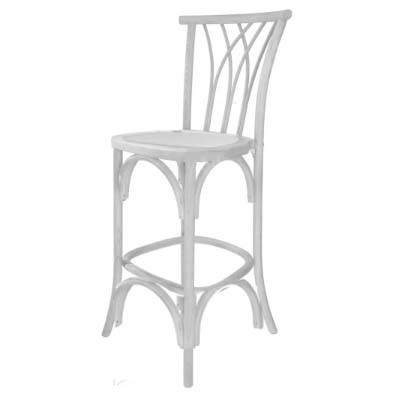 BS-190 | NIAGARA BARSTOOL WHITE WOOD
