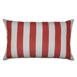 MISC-PILL-040 | WHITE & RED NAUTICAL LUMBAR PILLOW