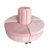 SS-304 | BOURNE SOFA BLUSH PINK VELVET