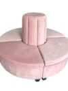 SS-304 | BOURNE SOFA BLUSH PINK VELVET