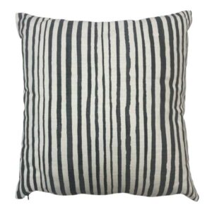 MISC-PILL-095 | GREY & WHITE STRIPED PILLOW