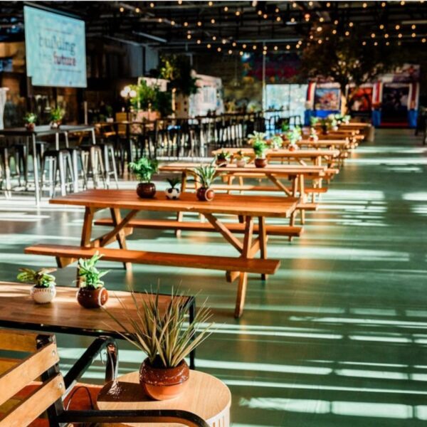 MISC-CASUAL-300 | NATURAL WOOD PICNIC TABLE