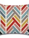 MISC-PILL-083 | HERRINGBONE MULTICOLOURED PILLOW