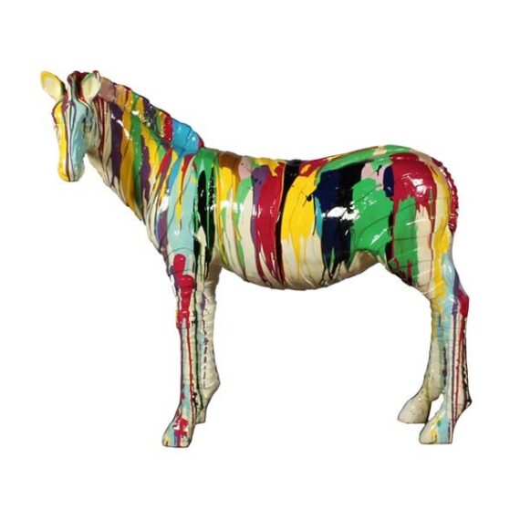 MISC-ZOO-005 | LARGE SPLATTER PAINT ZEBRA